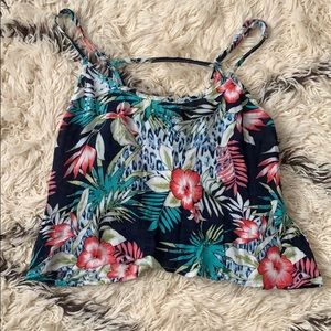 Tropical Crop Tank Top